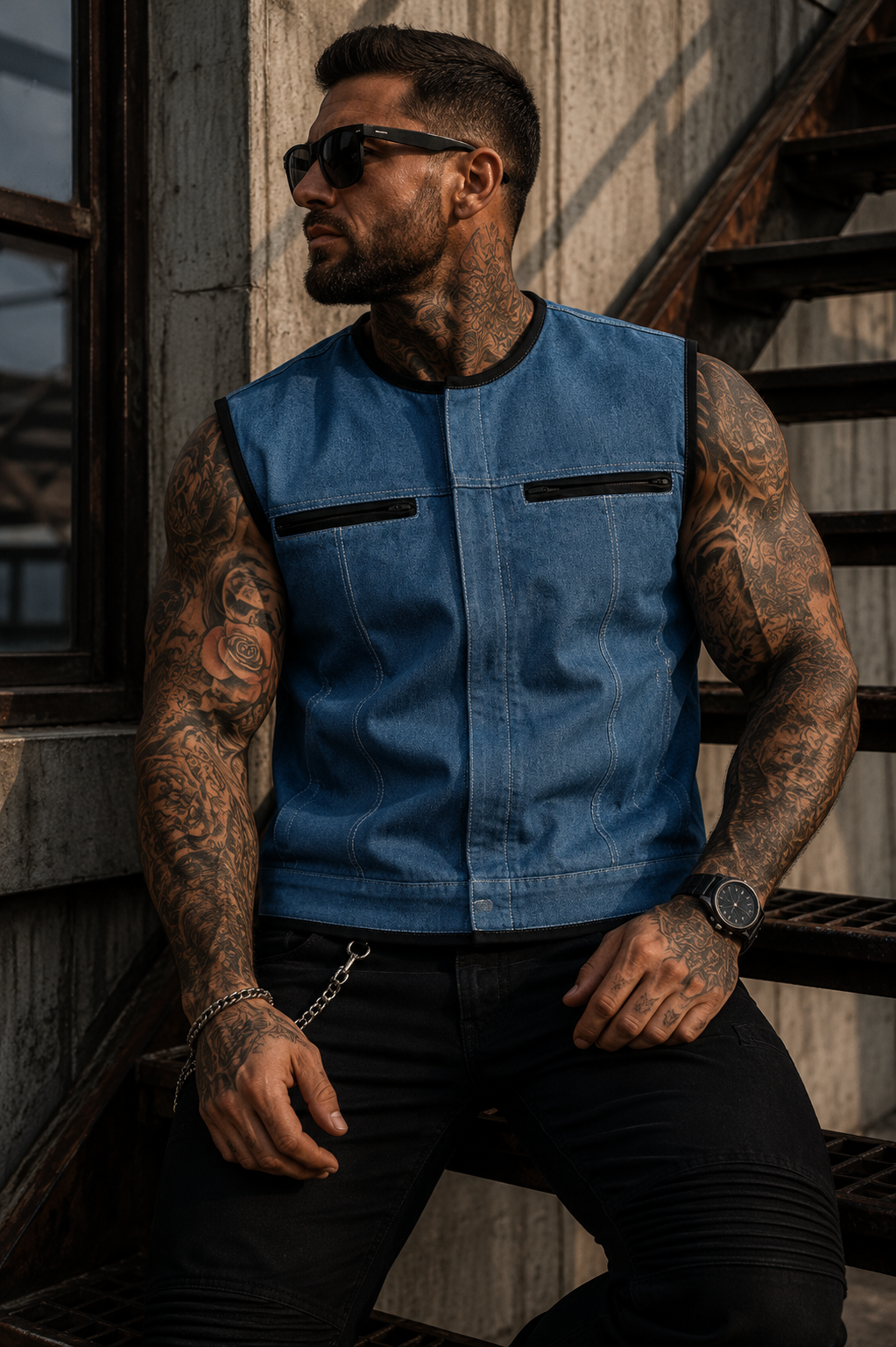 Denim Rider Vest